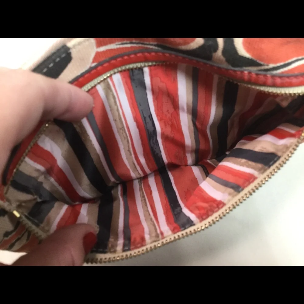 Coach Poppy Floral Scarf Print Swingpack Crossbody